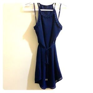 Leeli + Lou Navy Blue Mini Dress